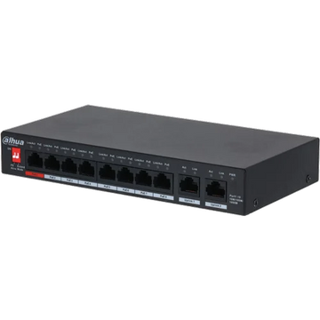 DAHUA PFS3010-8GT-96 10 PORT UNMANAGED DESKTOP SWITCH WITH 8 PORT POE