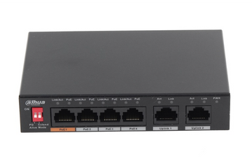 Dahua 6-Port Fast Ethernet Switch with 4-Port PoE