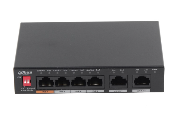 Dahua 6-Port Fast Ethernet Switch with 4-Port PoE