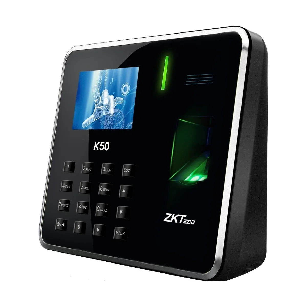 ZKTeco K50 Biometric Time Attendance Machine, Thumb Impression Device with Battery Backup