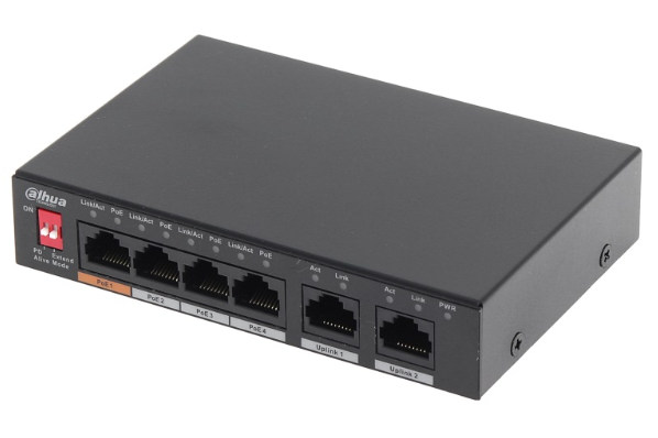 Dahua 6-Port Fast Ethernet Switch with 4-Port PoE