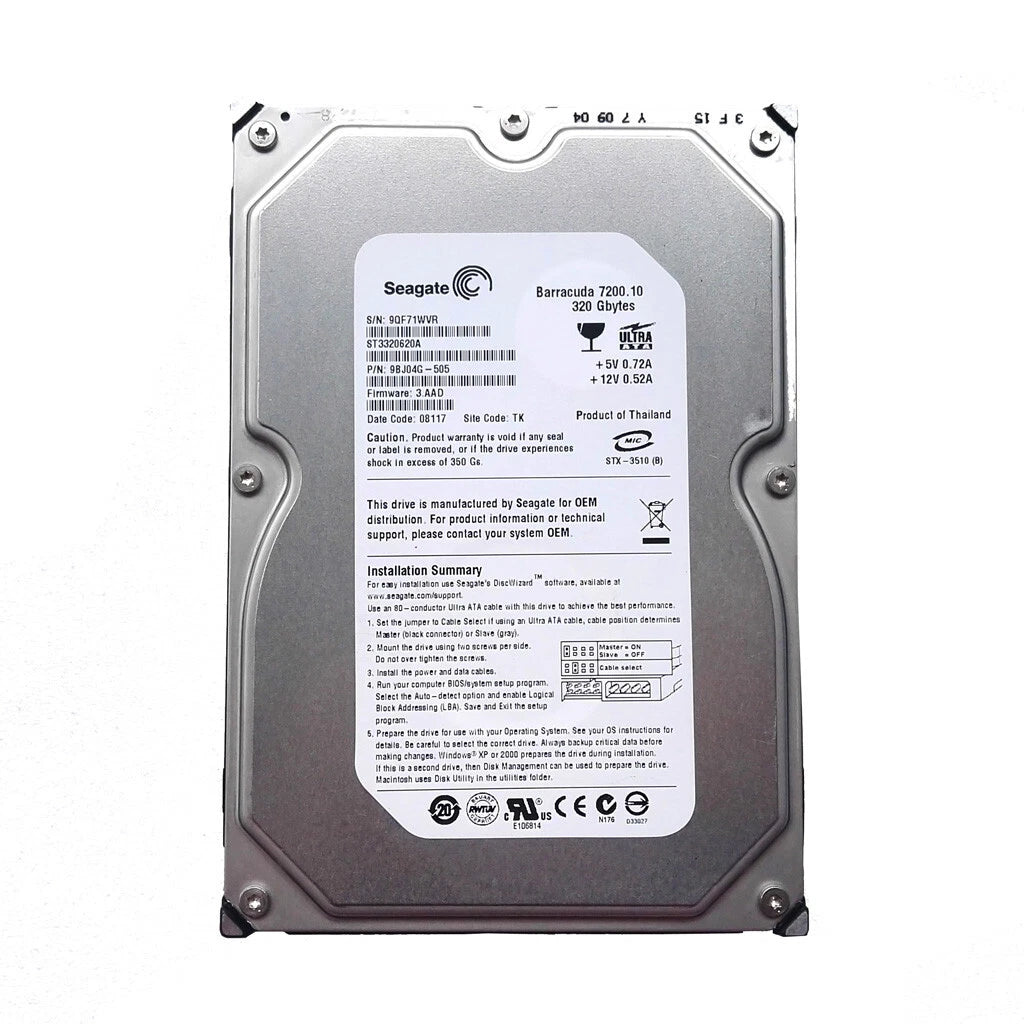 Internal PC Hard Drive  500GB
