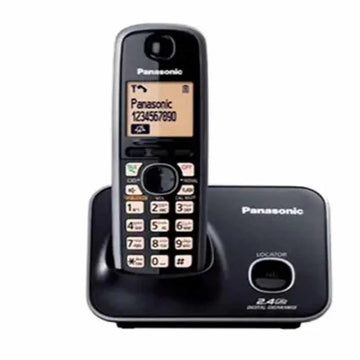 Panasonic cordless phone set on a white background